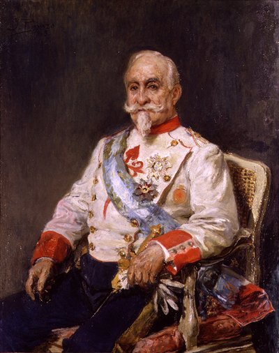 Portrait of Count Guaki by Ignacio Pinazo Camarlench